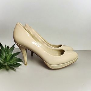 Genuine Leather ALDO Nude Platform Heels